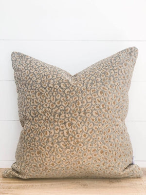 Crystal Leopard Cushion