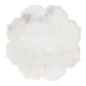 Hand Cut Indian Marble Serving Plates - Nolan & Co