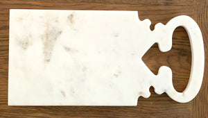 Jaipur Marble Platter / Board - One Handle - Nolan & Co